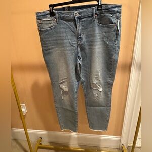 GAP Distressed Light Blue Women's Jeans
